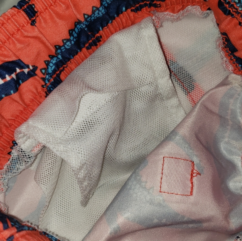 George orange and blue draw string swimming short  Size mediums  All Orders ship - Picture 4 of 8